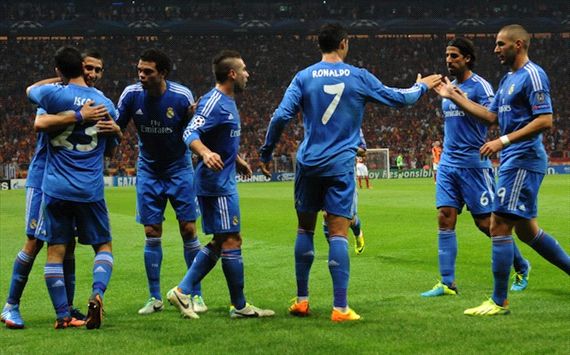 RONALDO BENZEMA ISCO GALATASARAY v REAL MADRID UEFA CHAMPIONS LEAGUE