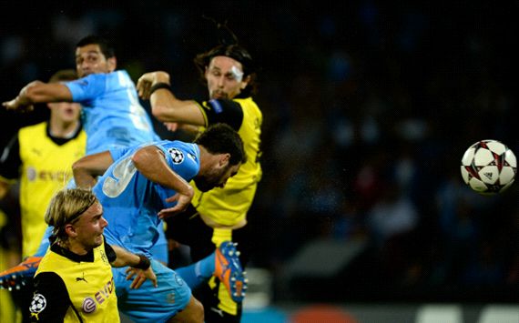 Gonzalo Higuain Napoli Borussia Dortmund Champions League