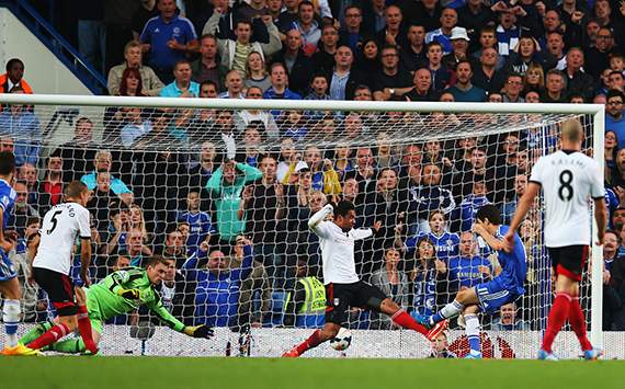 Oscar, Chelsea v Fulham - English Premier League