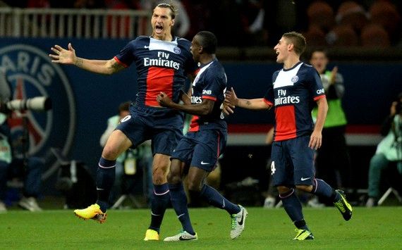 ZLATAN IBRAHIMOVIC PARIS SG MONACO LIGUE 1 09222013