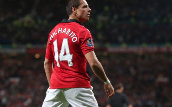 Javier Hernandez Chicharito Manchester United v Liverpool - Capital One Cup Third