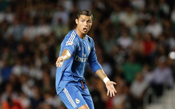 CRISTIANO RONALDO REAL MADRID ELCHE LA LIGA 09252013
