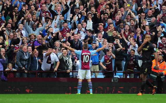 Andreas Weimann Aston Villa Manchester City Premier League