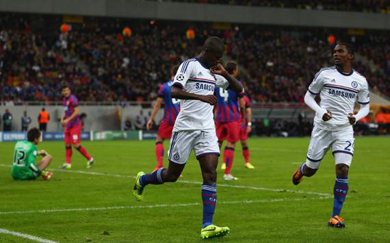 UEFA Champions League_FC Steaua Bucuresti v Chelsea, Ramires, Samuel Eto