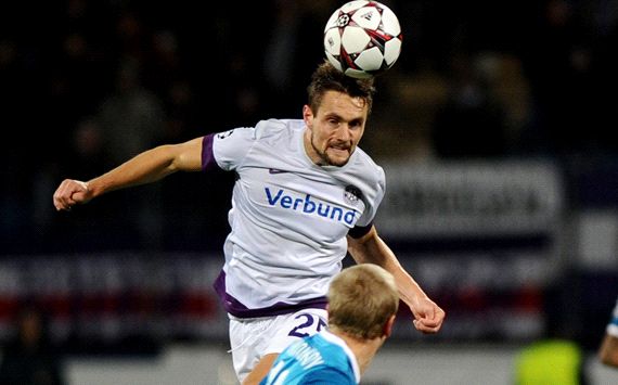 JAMES HOLLAND ZENIT ST PETERSBURG V AUSTRIA WIEN UEFA CHAMPIONS LEAGUE 10022013