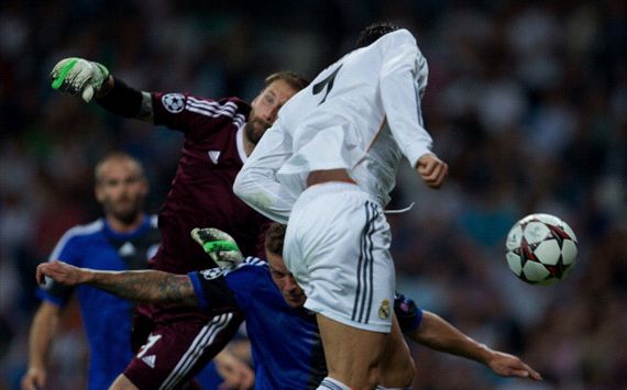 CRISTIANO RONALDO REAL MADRID COPENHAGUEN UCL 10022013
