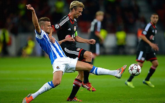 Simon Rolfes Haris Seferovic Bayer Leverkusen Real Sociedad UEFA Champions League