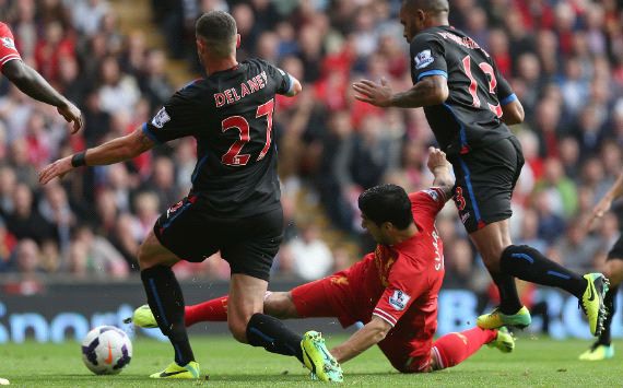 Liverpool - Crystal Palace - Delaney - Suárez - Puncheon - Premier League 10052013