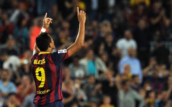 ALEXIS SANCHEZ BARCELONA LA LIGA 10052013