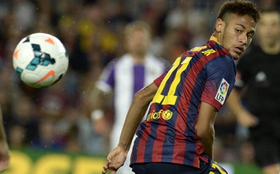 NEYMAR BARCELONA VALLADOLID LA LIGA 10052013