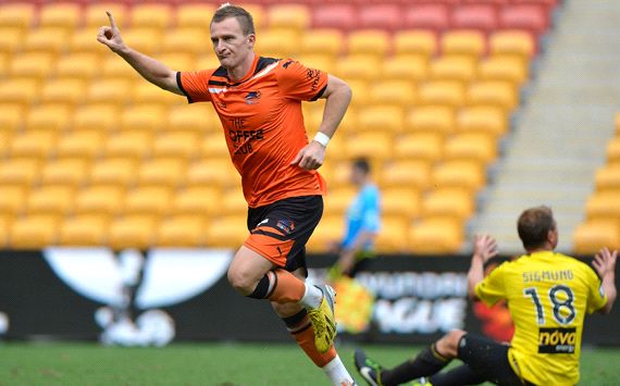 BESART BERISHA BRISBANE ROAR V WELLINGTON PHOENIX A-LEAGUE 02172013