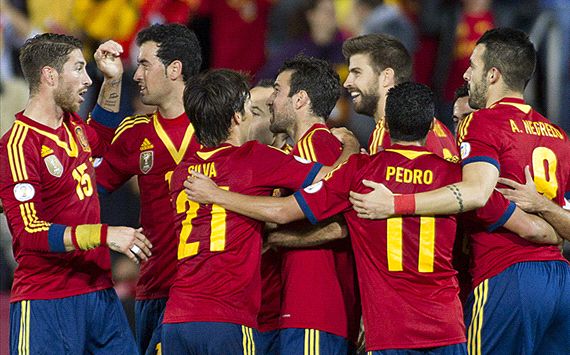 Spain Belarus 2014 World Cup Qualifier 10112013