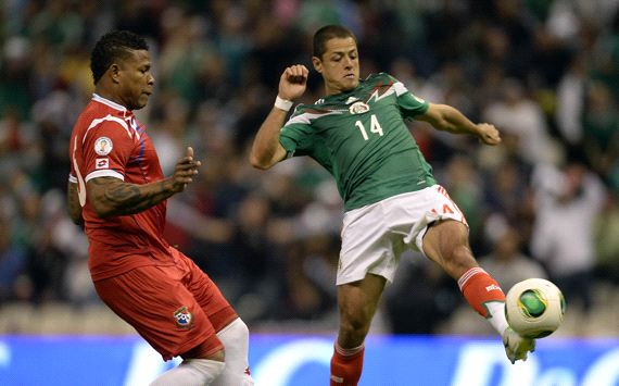 Javier Chicharito Hernandez Mexico Panama 131011