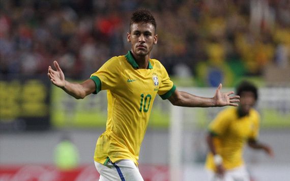 NEYMAR BRAZIL SOUTH KOREA 12102013