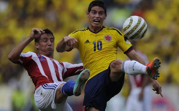 Colombia midfielder James Rodriguez