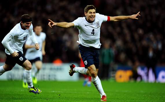 Steven Gerrard England v Poland FIFA 2014 World Cup Qualifier 10152013