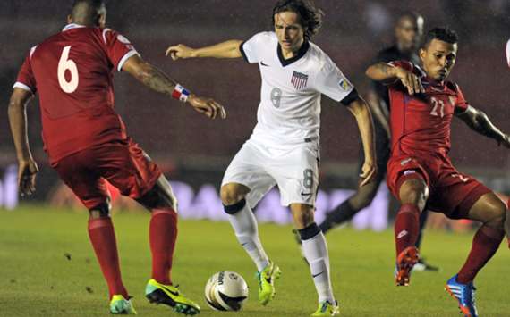 The USA's Mix Diskerud in action against Panama