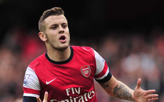 Jack Wilshere Arsenal Norwich Premier League 10192013