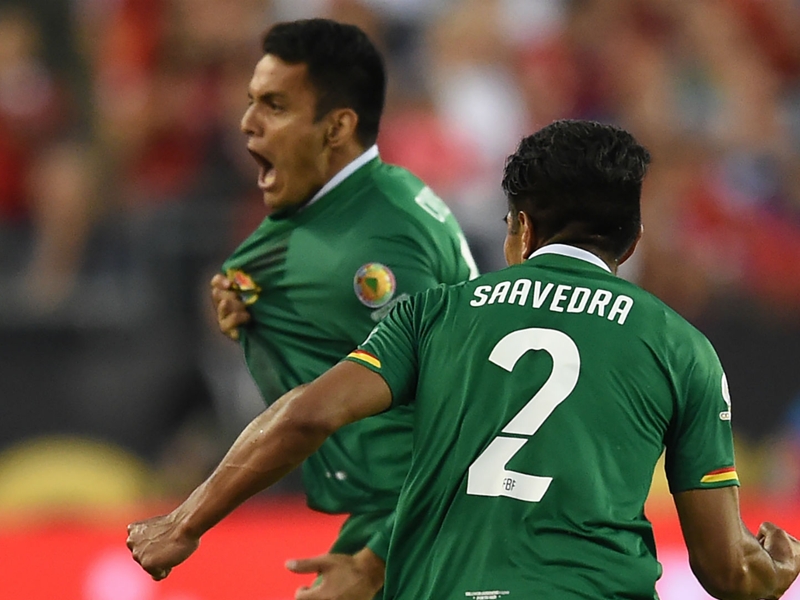Is this strike from Bolivia's Jhasmani Campos the goal of the year?
