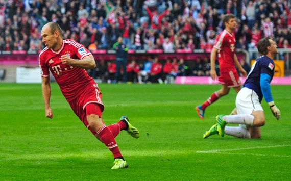 Arjen Robben FC Bayern Muenchen 1. FSV Mainz 05 Bundesliga