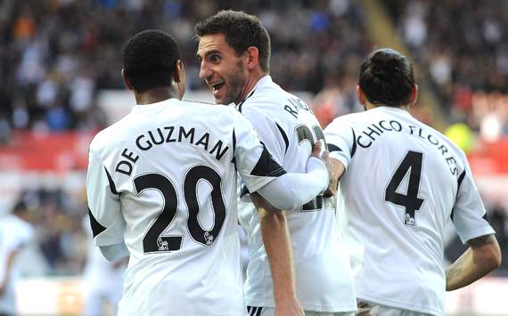 Angel Rangel Swansea City Sunderland Premier League 10192013