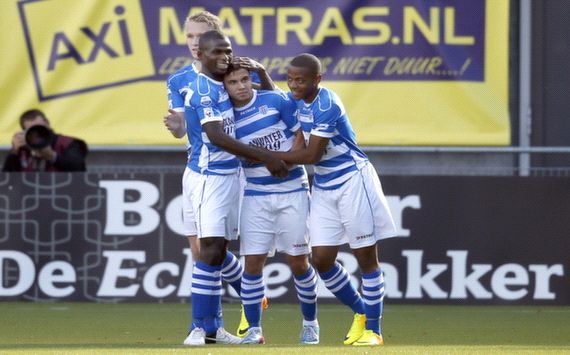 Mokotjo Saymak Benson PEC Zwolle ADO Den Haag Eredivisie 10202013