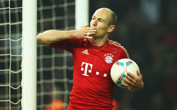 Bayern winger Arjen Robben