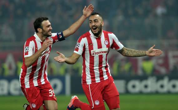 Olympiacos striker Kostas Mitroglou