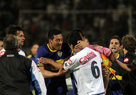 Un amistoso suspendido por violencia