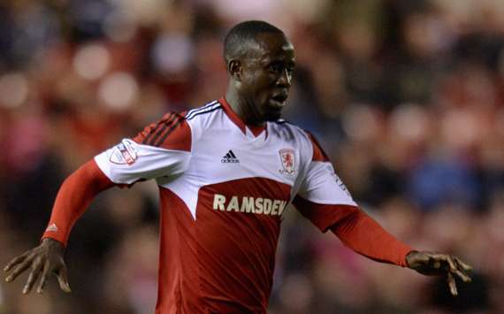 Middlesbrough winger Albert Adomah
