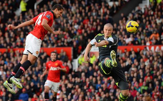 Javier Hernandez Manchester United Stoke City Premier League 26102013