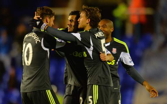 Oussama Assaidi Marc Muniesa Marko Arnautovic Birmingham City Stoke City Capital One Cup 29102013