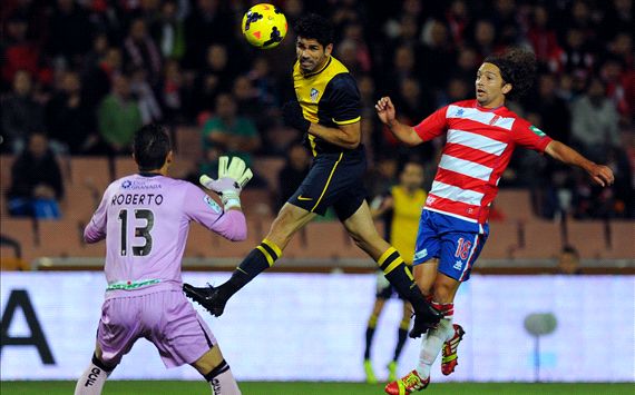 Iturra Diego Costa Granada Atletico de Madrid La Liga 31102013