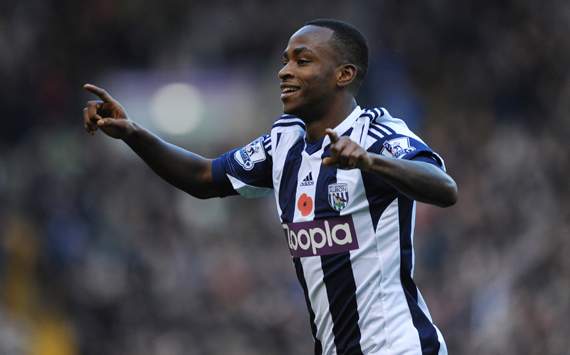 Saido Berahino West Bromwich Albion Crystal Palace Premier League 11022013