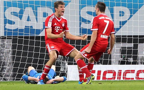 Bayern Munchen Celebrates