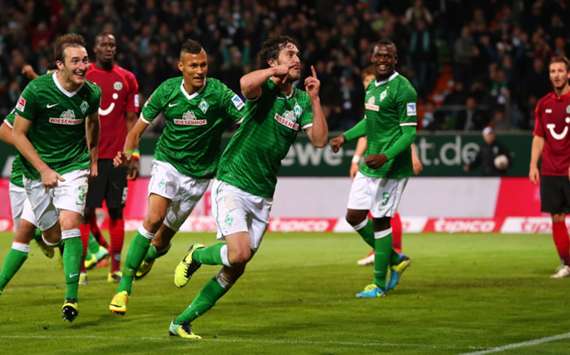 Werder Bremen goalscorer Santiago Garcia