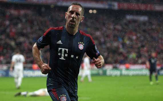 Bayern Munich winger Franck Ribery