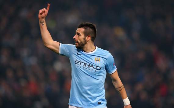 Álvaro Negredo Manchester City v CSKA Moscow UEFA Champions League 11052013