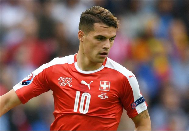 Arsenal new boy Xhaka begins training... with different team!