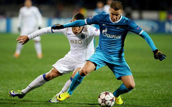 Viktor Fayzulin Nicolas Otamendi Zenit Porto Champions League 061113