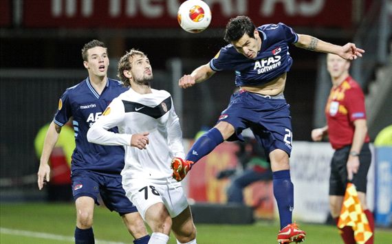 AZ - SJACHTER KARAGANDY CELSO ORTIZ EUROPA LEAGUE 110713