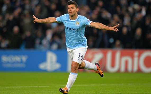 Manchester City striker Sergio Aguero