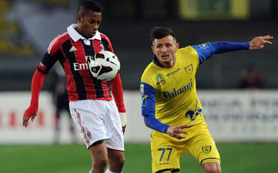 Milan striker Robinho