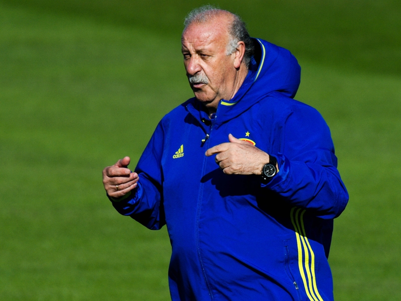 No back-three fears for Spain boss Del Bosque against Italy