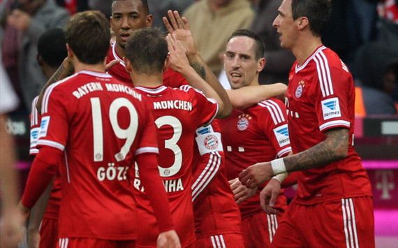 Bayern Munchen Celebrates