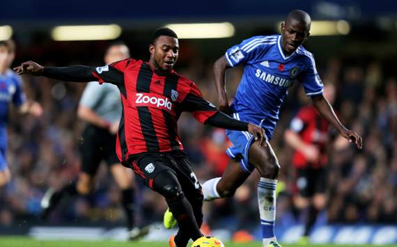 Stephane Sessegnon Ramires Chelsea West Bromwich Albion Premier League 11092013