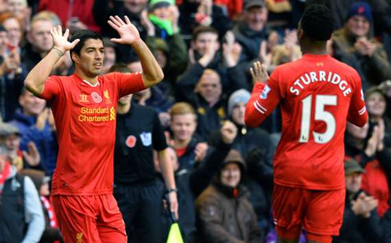 Liverpool striker Luis Suarez