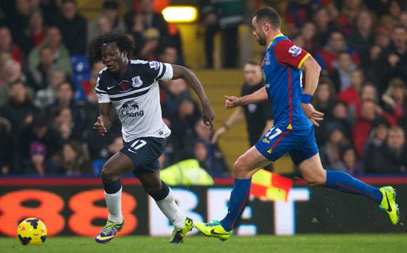Romelu Lukaku Crystal Palace v Everton EPL 11092013