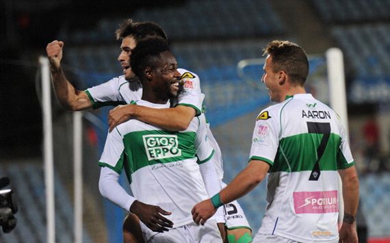 Richmond Boakye Aaron Ñiguez Getafe Elche La Liga 11092013