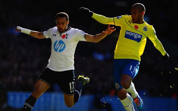 Yoan Gouffran Andros Townsend Tottenham Hotspur Newcastle United Premier League 11102013